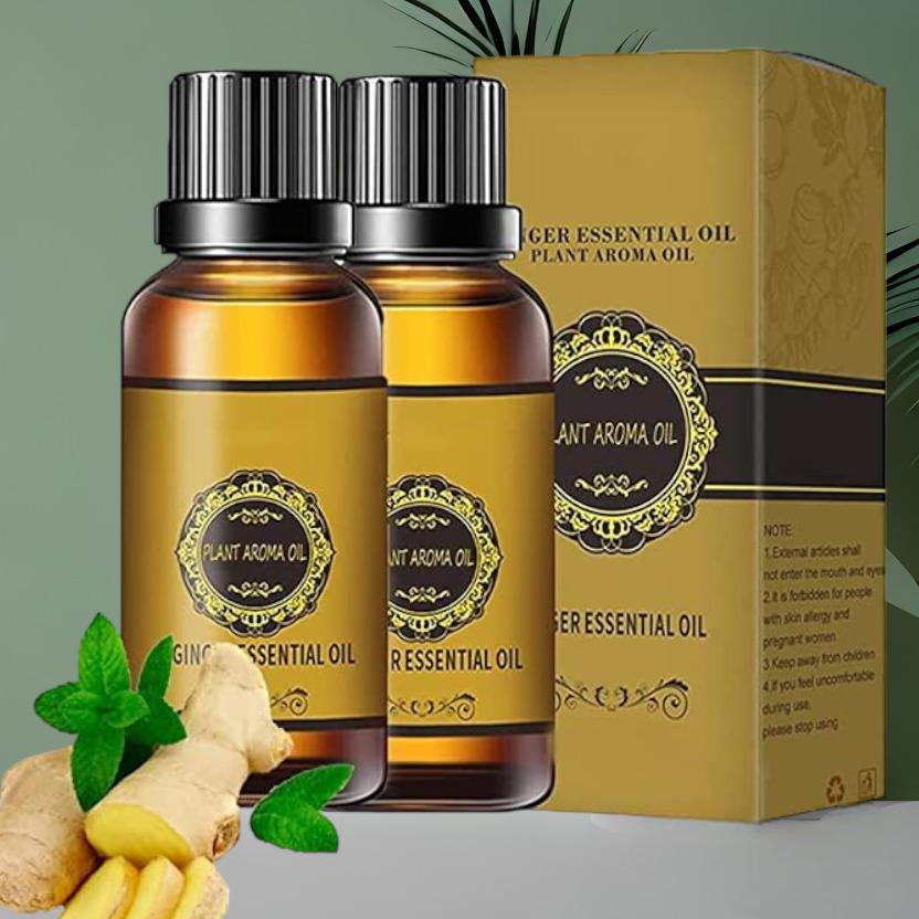 Belly Drainage and Pain Relief Ginger Oil (30ML Each) - BUY 1 GET 1 FREE - Yellow life
