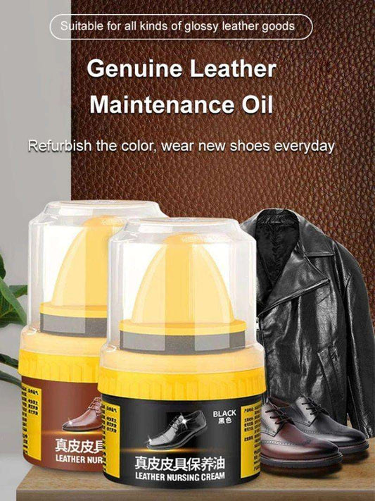 Leather Repair Cream with sponge - Yellow life