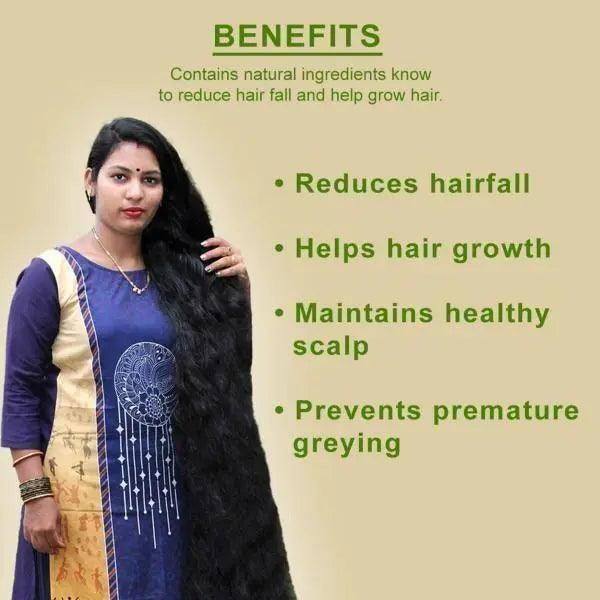 Adivasi Jeeva Sanjivani Herbal Hair Oil Strengthening & Volumised Hair Combo pack of 2 bottles of 125 ml(250 ML) - Yellow life