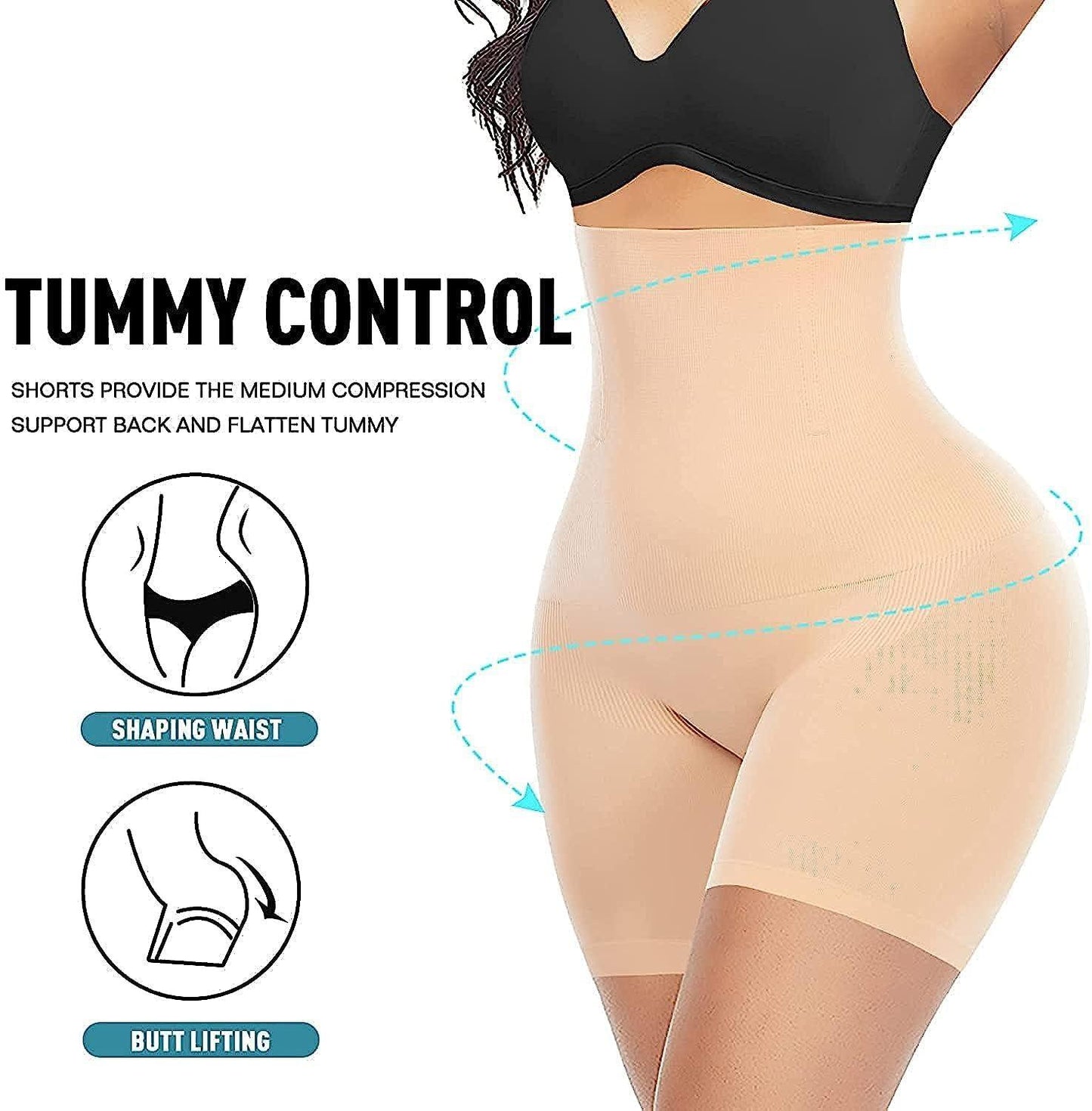 4-in-1 Quick Slim Tummy Shapewear/Body Shaper - Yellow life
