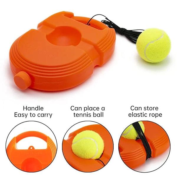 Solo Tennis Trainer Rebound Ball with String for Self Tennis Practice - Yellow life