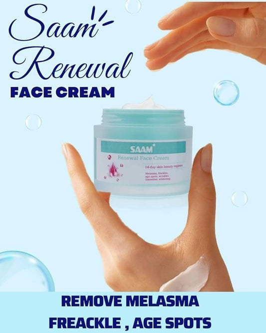 Saam renewal face cream, remove wrinkles, melasma, freckles, skin aging, dark skin - Yellow life