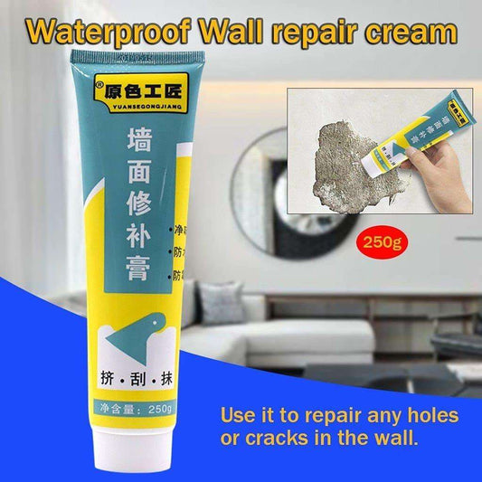 Wall Mending Agent Waterproof Wall Crack Filler Repair Cream - Yellow life