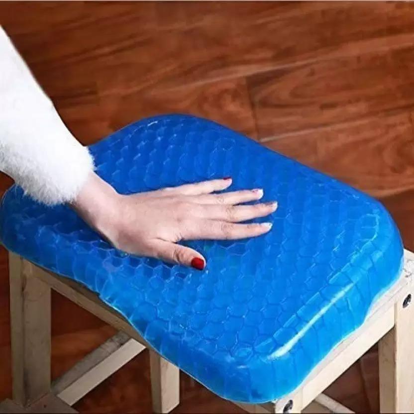 Gel Orthopedic Seat Cushion for Office Chair, Wheelchair, or Home Rubber Cushion for Back Pain - Yellow life